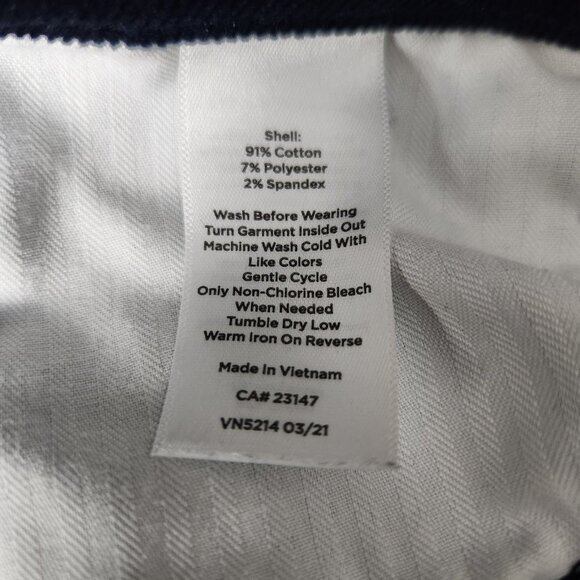 Talbots Women Size 2 Purple Corduroy Jegging The Flawless‎ Straight Leg Pants - Picture 5 of 6